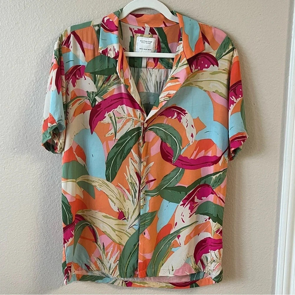 Cactus Men, Ricky Singh, Vacay Hawaiian Shirt, Summer Shirt for Men Size M - Picture 2 of 5
